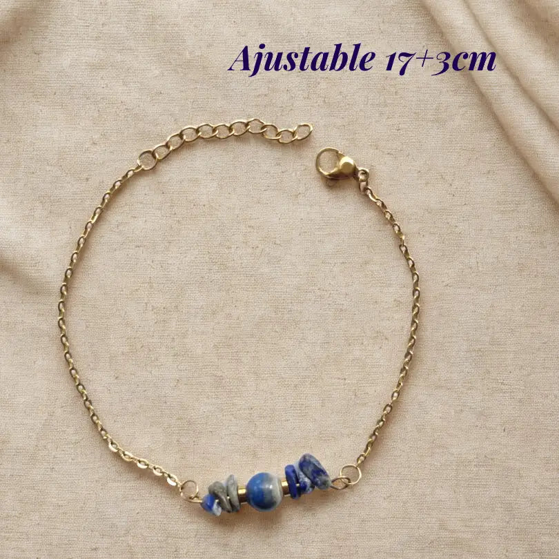 Bracelet Lapis Lazuli Mythra ajustable