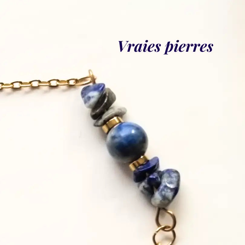 Bracelet Lapis Lazuli Mythra vraies pierres