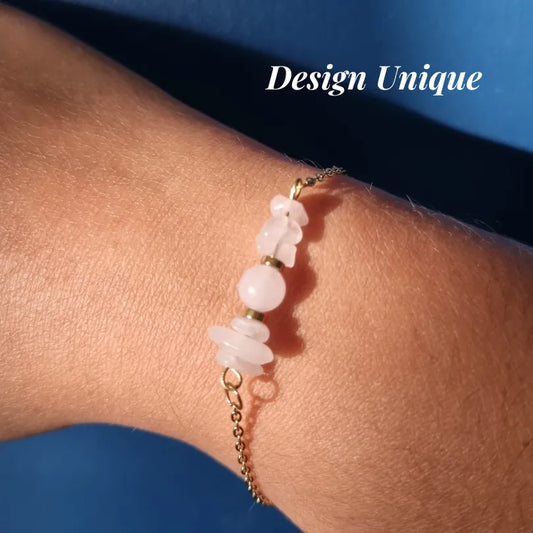 Bracelet quartz rose Mythra