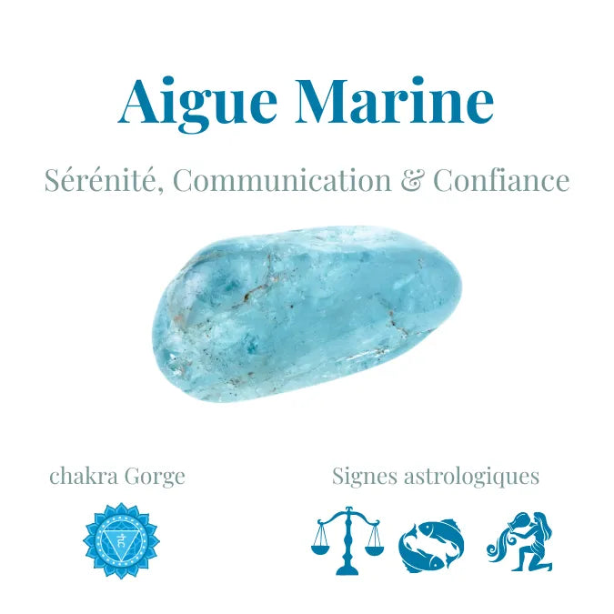 Pierre aigue marine vertus et chakra