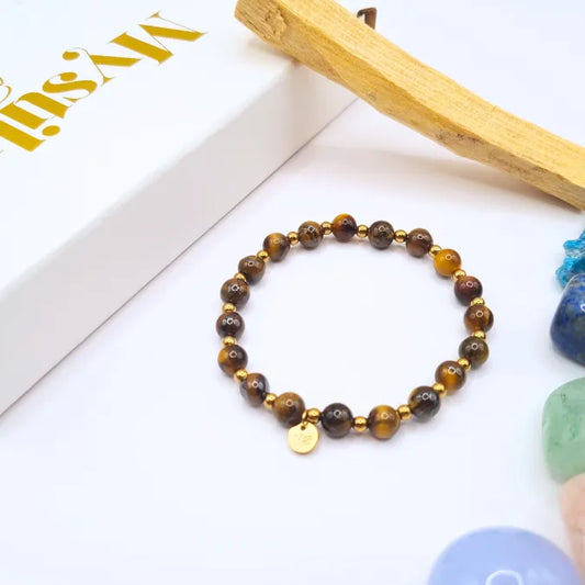 Bracelet oeil de tigre 6mm