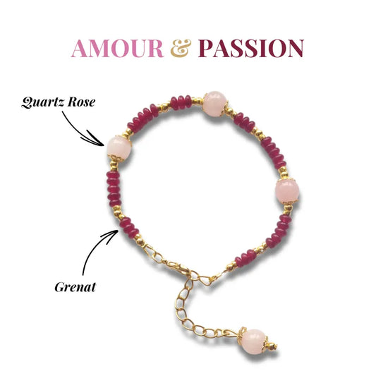 Bracelet Quart Rose Mystik Box