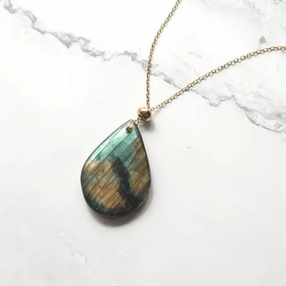 pendentif labradorite goutte MystikBox