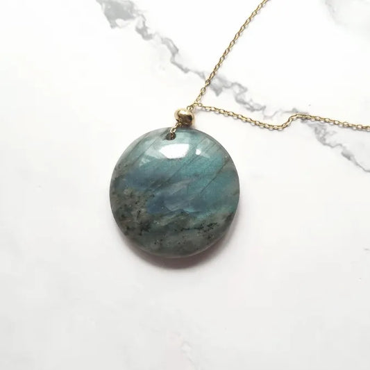 pendentif labradorite rond MystikBox