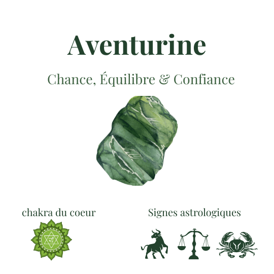 pierre aventurine vertus et chakra