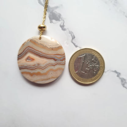 taille pendentif Crazy lace agate rond MystikBox